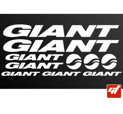 Planche 10 stickers GIANT
