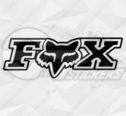 Sticker Logo fox - Stickers Univers Moto