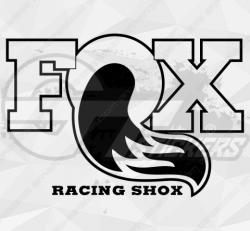 Sticker Fox Racing Shox - Stickers Univers Moto