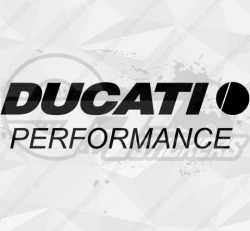 Sticker Ducati Performance Logo - Stickers Univers Moto