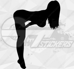 Sticker Silhouette Femme Sexy 59