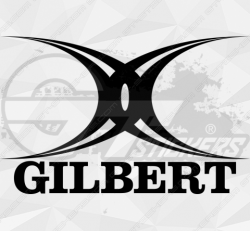 Sticker Rugby Gilbert Logo - Stickers Sport