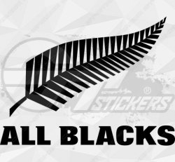 Sticker Rugby Logo All Blacks - Stickers Sport