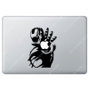 Stickers Apple Ironman pour Macbook - Taille : 184x133 mm