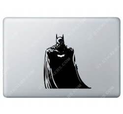 Sticker Apple Batman pour Macbook - Taille : 138x158 mm
