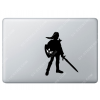 Stickers Apple ZELDA Nintendo link pour Macbook - Taille : 135x104 mm