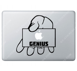 Sticker Apple Genius Bar pour Macbook - Taille : 194x183 mm