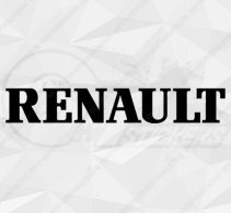 Stickers Logo Renault Ecriture