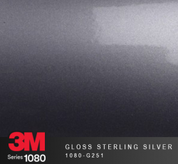 Film Covering 3M 1080 - Gloss Sterling Silver
