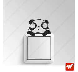 Sticker - petit panda hello manga