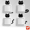 4 Sticker - Chat chaton tete humeur queue 