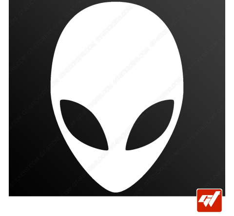 Stickers Fun/JDM - Tête d'alien