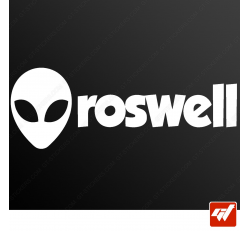 Sticker alien head roswell ovni ufo xfiles x files