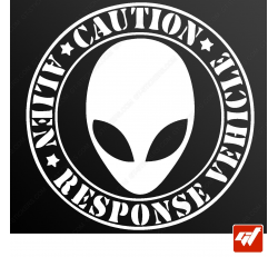 Stickers Fun/JDM - Caution Alien