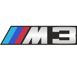 Autocollant Logo Bmw M3 - Stickers Bmw