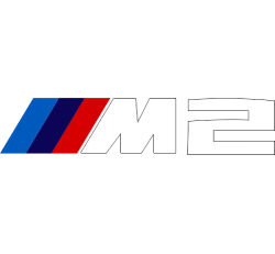Sticker BMW M2 White - Stickers Bmw