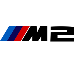 Sticker BMW M2 Logo Noir - Stickers Bmw
