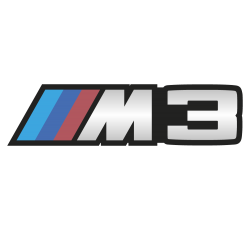 Autocollant Logo M3 BMW - Stickers Bmw