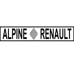 Autocollant Alpine Renault Retro - Stickers Renault