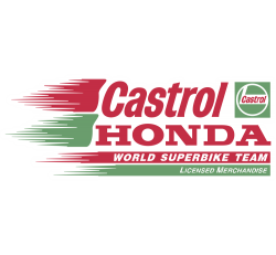 Autocollant Honda Castrol - Stickers Auto Honda
