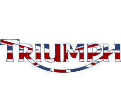 Autocollant Triumph Flag - Stickers Moto Triumph