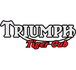 Autocollant Triumph Tiger Cub - Stickers Moto Triumph