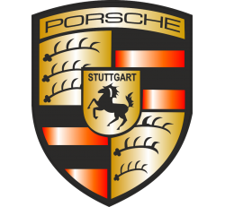 Autocollant Porsche Logo 2 - Stickers Porsche