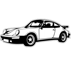 Sticker PORSCHE 911 - Stickers Porsche
