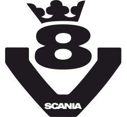 Sticker Scania V8 King - Adhésif 3M Pro / Oracal - GTStickers