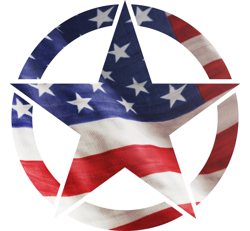 Stickers drapeau américain