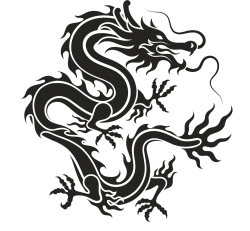 Sticker Dragon Chinois 6