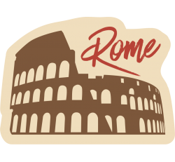Autocollant Souvenir de Rome