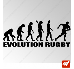 Stickers Fun/JDM - Évoluation Rugby