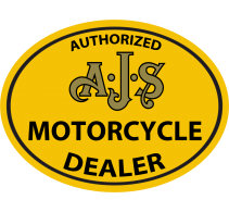 Autocollant Moto AJS Motorcycle Dealer