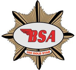 Autocollant BSA 350 Goldstar