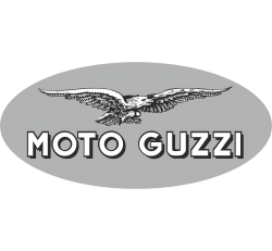 Autocollant Moto Guzzi Logo Gris