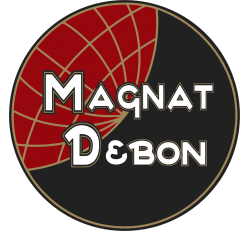 Autocollant Moto Logo Magnat Debon Rond