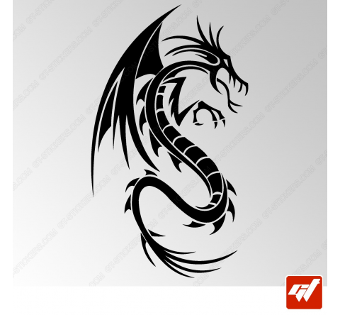 Sticker Dragon Tribal 3