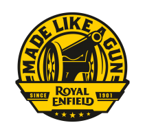 Autocollant Royal Enfield Made like a Gun