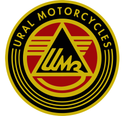 Autocollant Moto Ural Motorcycles Fond Noir