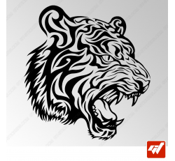 Sticker Tigre Tribal 2