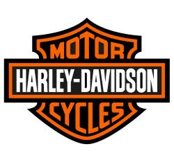 Autocollant Moto Harley Davidson Motorcycles Bar and Shield
