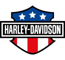Autocollant Moto Harley Davidson USA