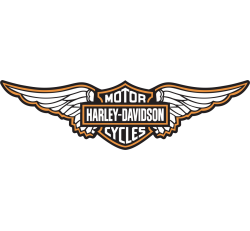 Autocollant Moto Harley Davidson Motorcycles Wings 2