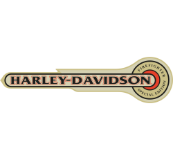 Autocollant Moto Réservoir Harley Davidson Firefighter Special Edition Droite