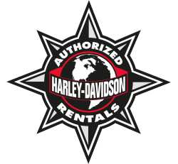 Autocollant Moto Harley Davidson Autorized Rentals