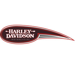 Autocollant Harley Davidson Classic Emblem Droite