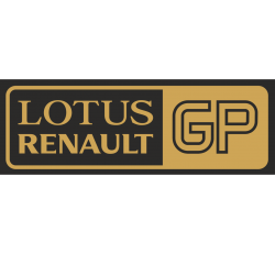 Autocollant Lotus Renault GP