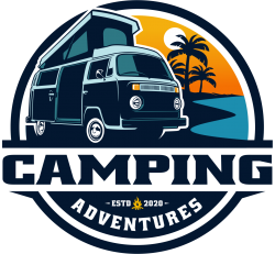 Autocollant Van Life Camping