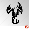 Sticker Scorpion Tribal 4